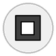 black square button
