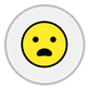 frowning face with open mouth