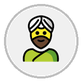 man wearing turban