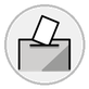 ballot box with ballot