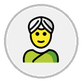 woman wearing turban