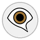 eye in speech bubble