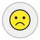 frowning face