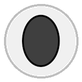 black vertical ellipse