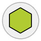 green hexagon