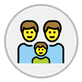 family: man, man, boy