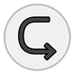 left arrow curving right