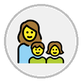 family: woman, girl, boy