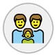 family: man, man, girl