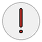 red exclamation mark