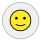 slightly smiling face