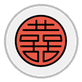 rounded symbol for shuangxi