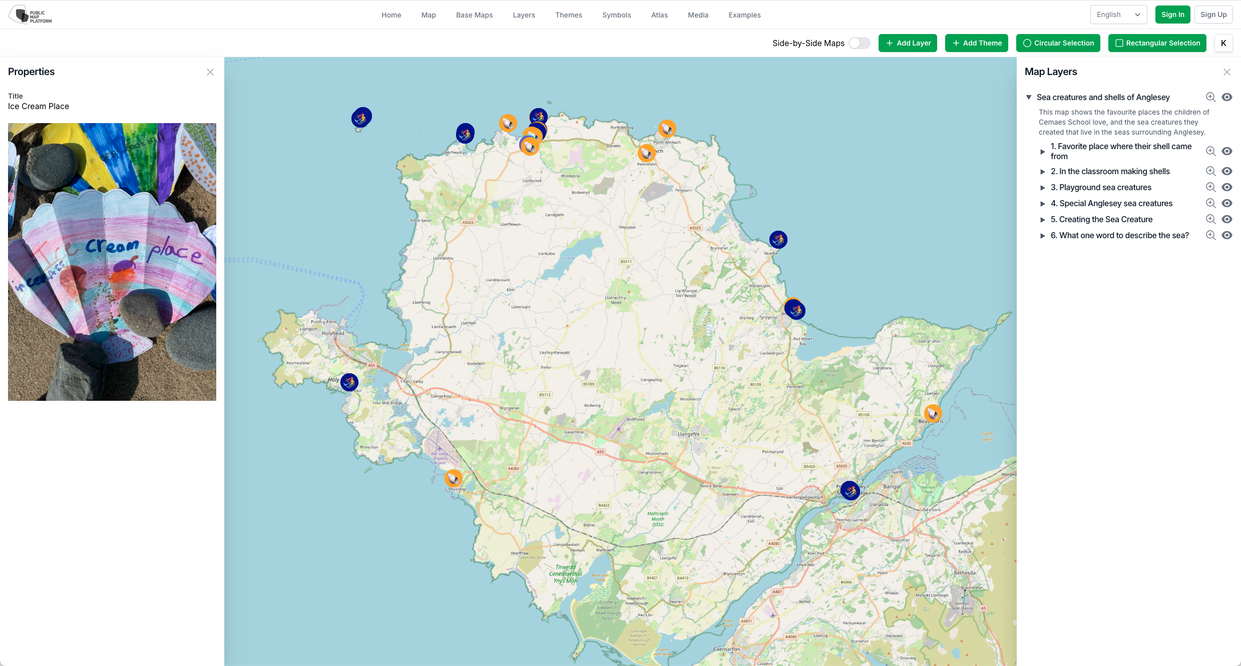 Sea Creatures and Shells of Anglesey